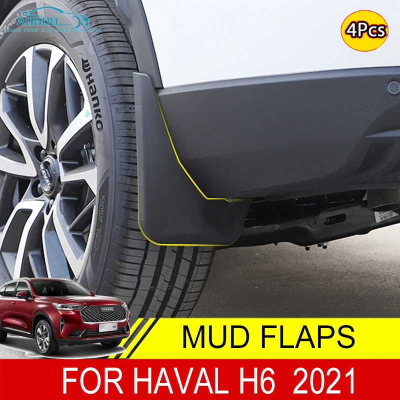 Mud Flaps For Haval H6 2021 2022 Front Rear Fender Guard Splash Mudguards Car Accessories 4PCS