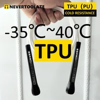 NEVERTOOLATE TPU jump rope PU material anti cold anti frction 3.2 meter long 5mm skip rope excercise robust fitness crossfit 1