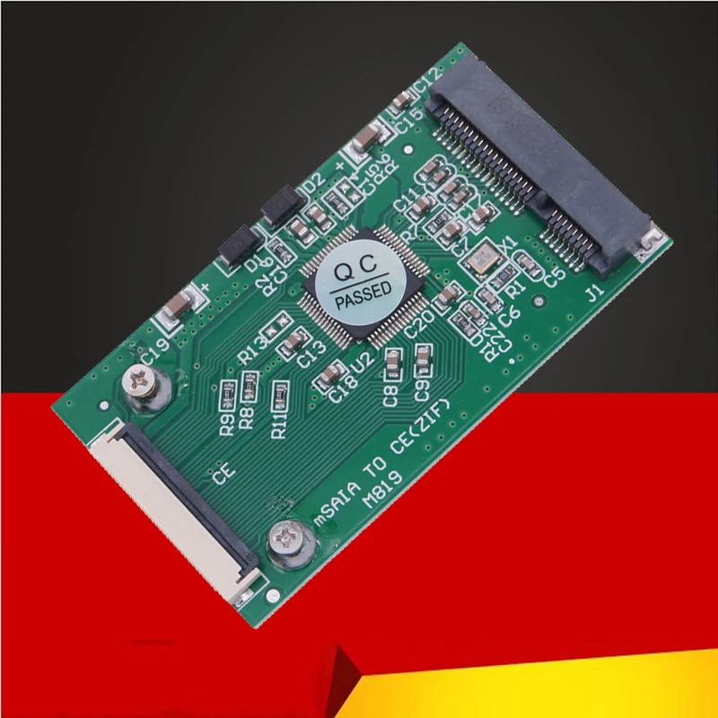 Переходник с mSATA на CE ZIF, переходник с Mini SATA mSATA PCIE SSD на 40pin 1,8 дюйма, ZIF CE, переходная карта для IPOD, Toshiba, Hitachi, SSD