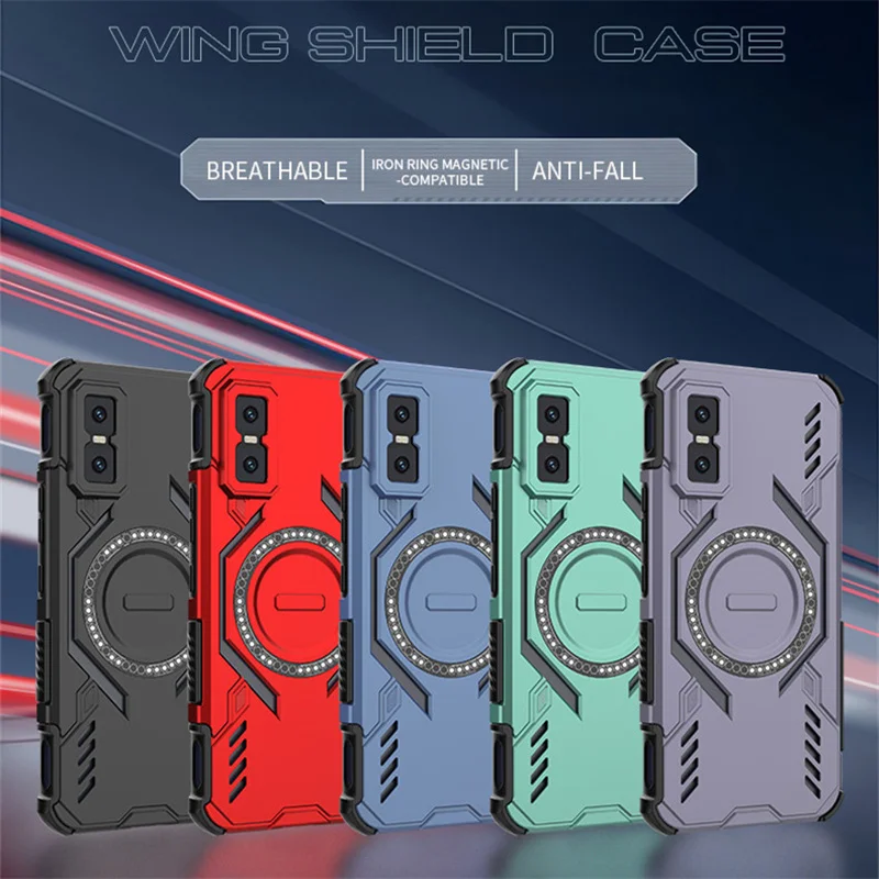 Lens Protection Heat Dissipation Case with Magnetic Wireless Charging Shell