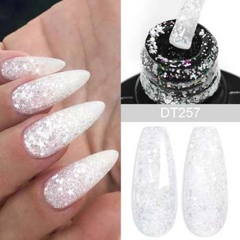 Snowflake Gel Nail Polish 1