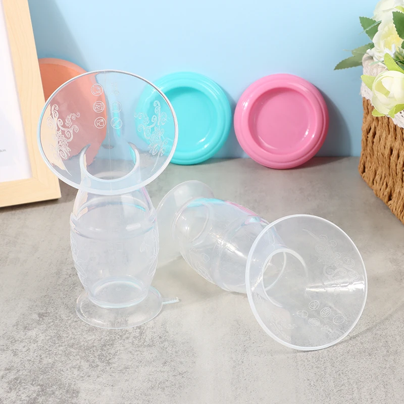 Silicone Breast Pump 1PC Baby Feeding Manual Breast Pump Collector Correction Milk Pumps