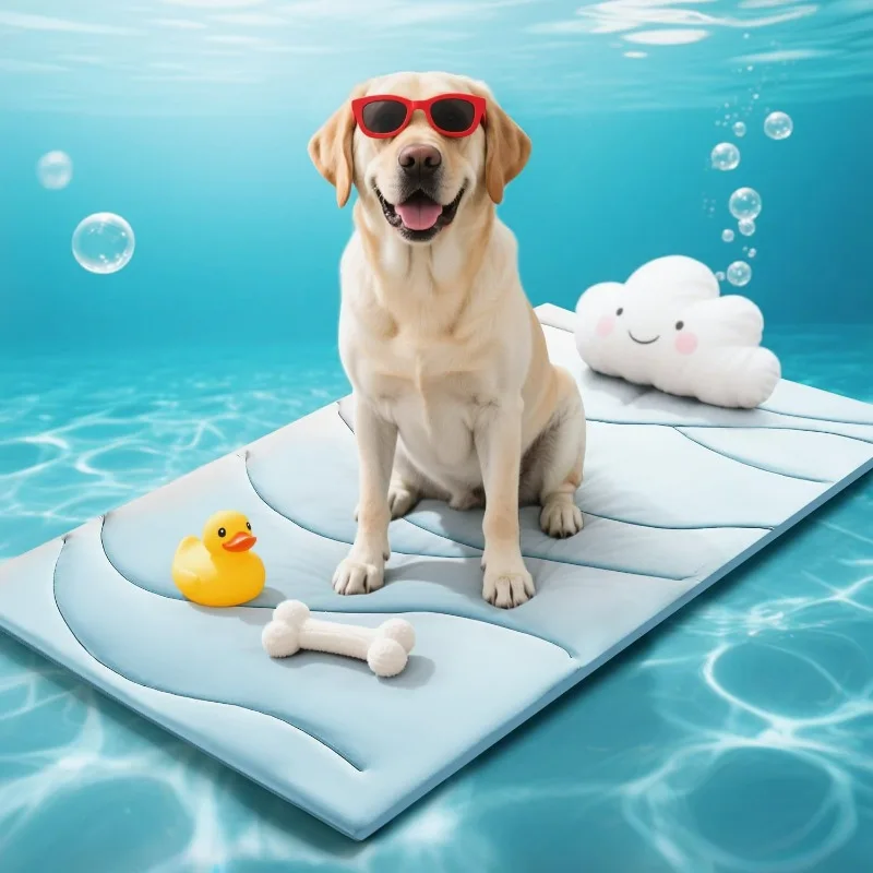 Summer Pet Ice Pad Dog Cat Cool Pad Sleeping Pad Heatstroke Cooling Pet Dual-purpose Sleeping Pad_voghion.com