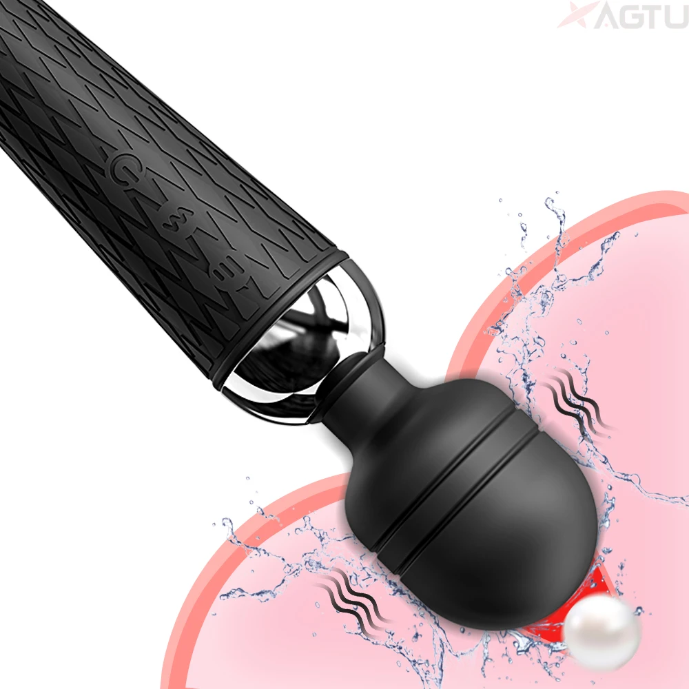 Powerful AV Vibrators for Women 20 Modes Magic-Wand Vibrator Female Clitoris Stimulator Massager Sex Toys Goods for Adults