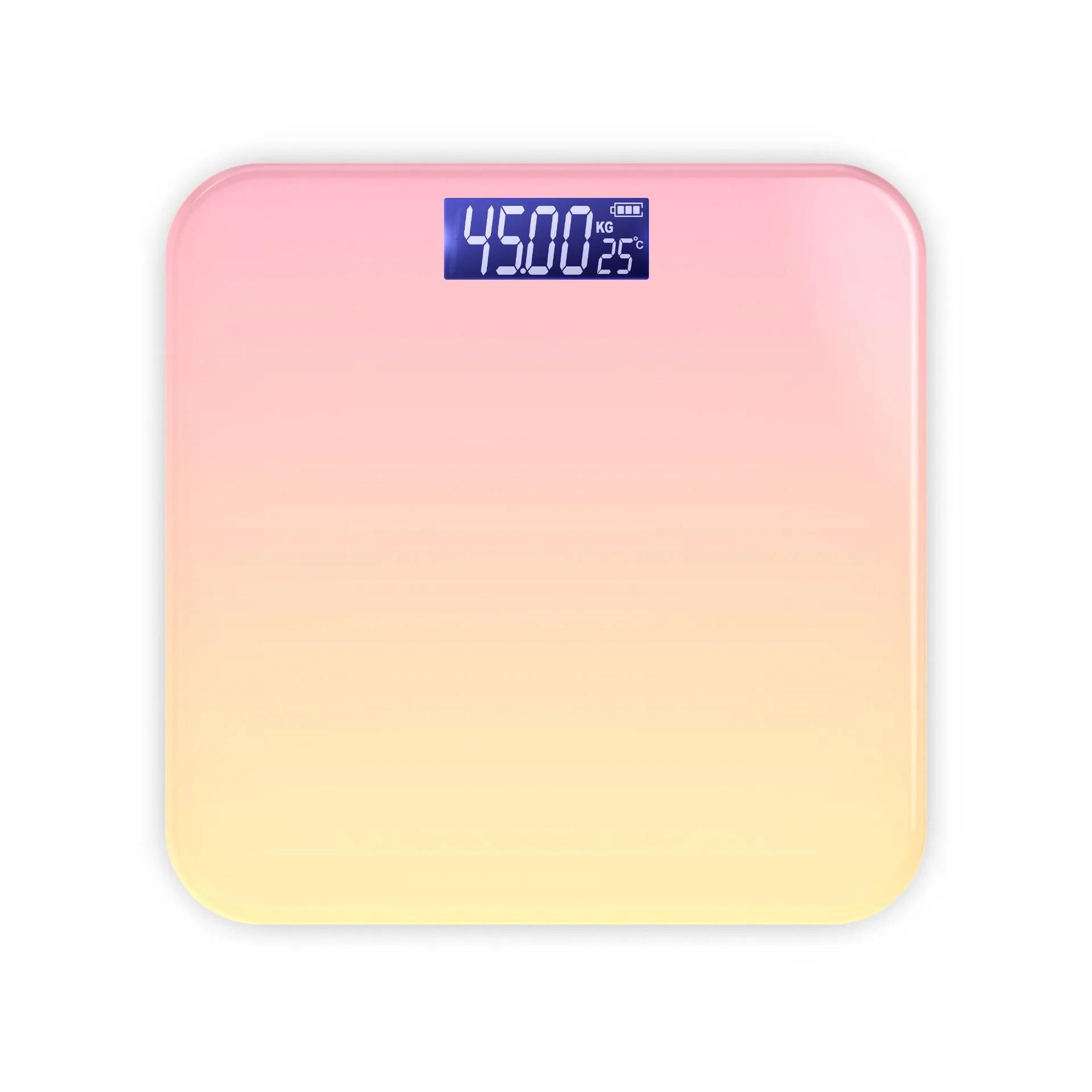 Gradient Color Smart Bluetooth Body Fat Measuring Scale Weighing Home Rechargeable Accurate Human Body Fat Scale 4
