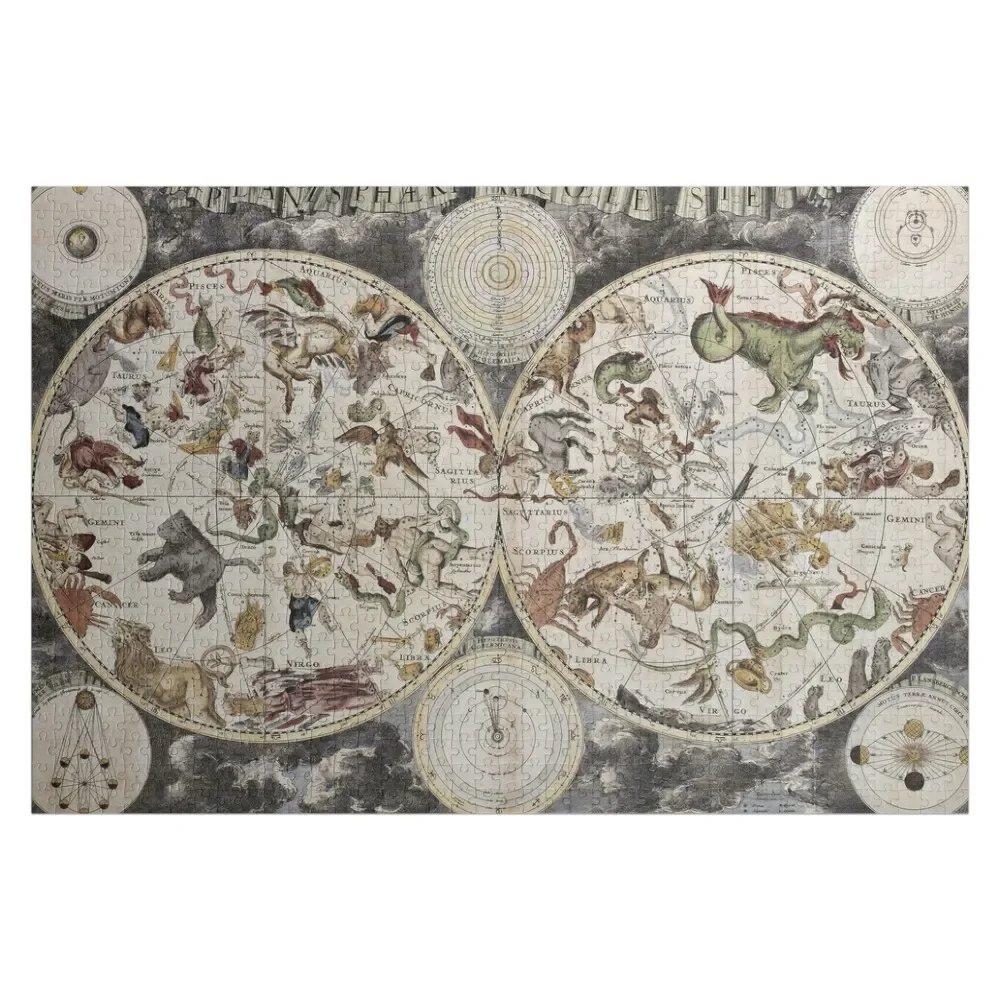 Vintage Celestial Star map Jigsaw Puzzle Photo Custom Personalized Toy Personalised Christmas Gifts Puzzle