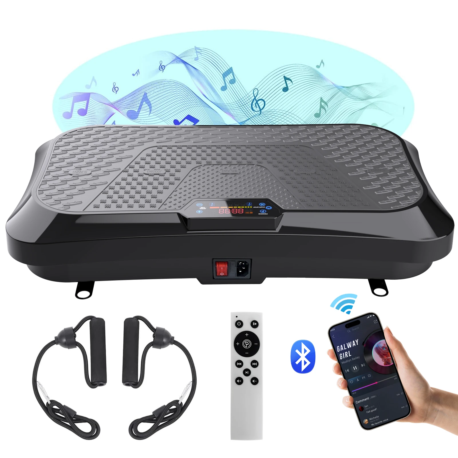 Slim Body Shape Home Use Vibrating Plate Exercise Machine 99 Levels Easy Fat Burning Daily Life Vibration Platform