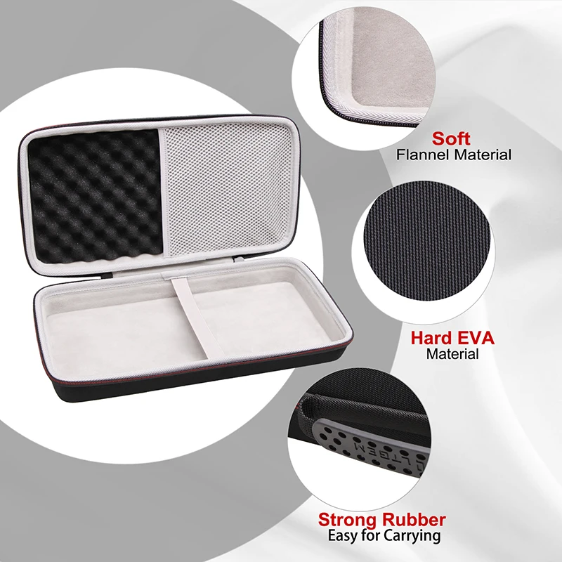 Ltgem Eva Case Duro para Logitech Pop Chaves Teclado sem Fio Mecânico Daydream Hortelã Viagem Bolsa de Armazenamento de Transporte - Imagem 5