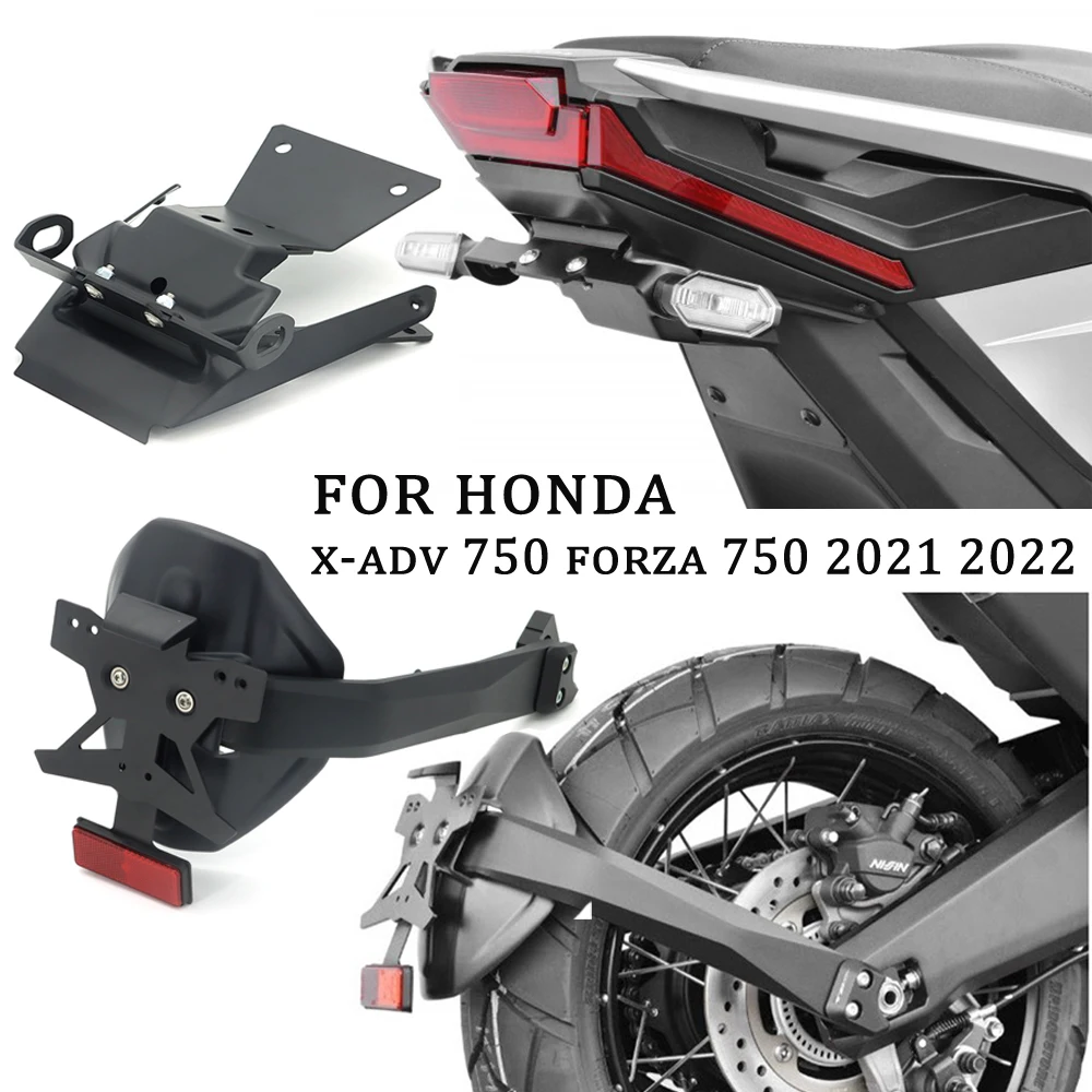 

License Plate For Honda X-ADV 750 FORZA 750 2021-2022 Motorcycle Accessories License Plate Bracket License Plate Holder