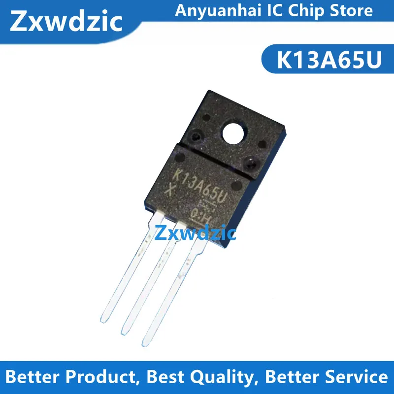 10pcs New Original K13A65U TK13A65U TO220F 13A650V Liquid Crystal Power Supply MOS FET