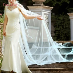 YouLaPan G03T Wedding Bolero Plus Size Shawl Bridal Cape Veil Long DIY Shrugs for Women Outerwear Cover Wedding Shoulders Brides
