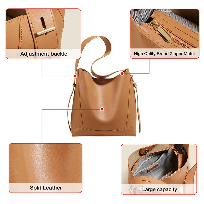 Foxer Troubi Leather Womenr Messenger Bag