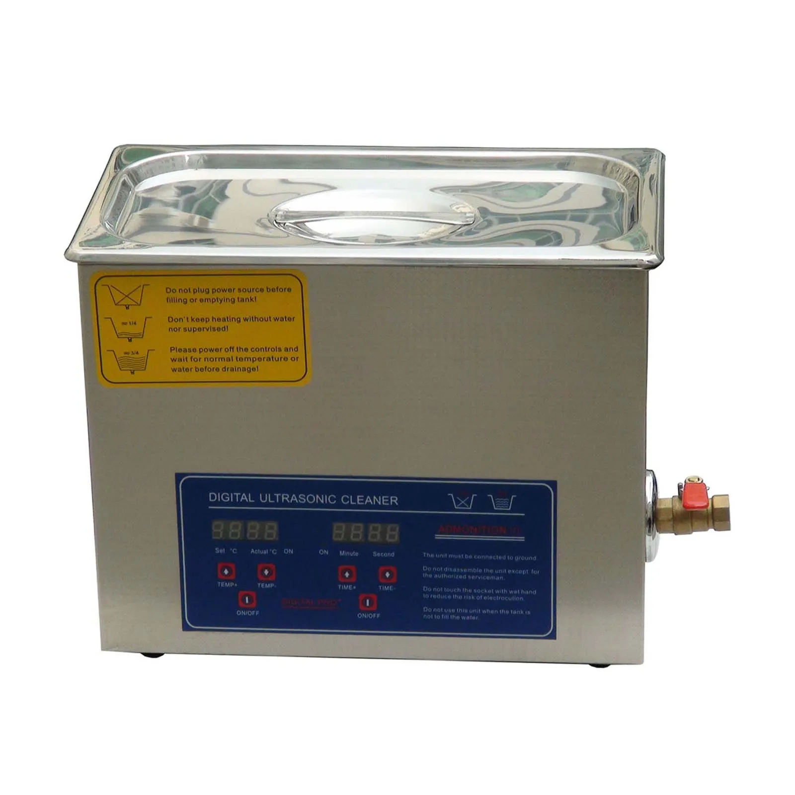 Mini Industrial Ultrasonic Cleaning Machine - Oil Removal, Rust and Scale Removal for Laboratory Hardware Components