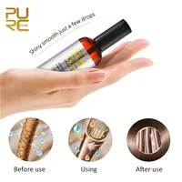 PURC – huile d'argan marocaine, traitement lissant pour cheveux, réparation des frisottis endommagés, produits de soins capillaires pour femmes, 100ml 4