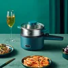 Multifunctional 220V Electric Cooker & Double Steamer for Hotpot, Noodles, Rice, Eggs, Soup. 4