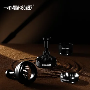 MHW 3Bomber 58mm WDT Verteilungswerkzeug - 14 Nadeln Verstellbarer Espresso Rührer Verteiler Professionelles Kaffee Werkzeug Zubehör