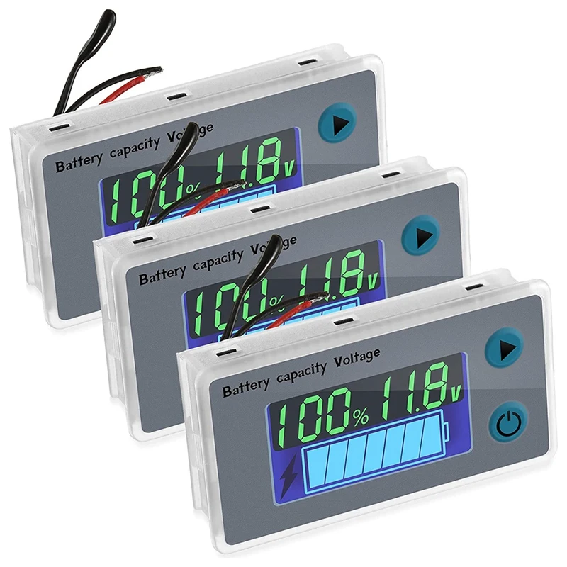 

Цифровой измеритель емкости аккумулятора, 10-100 в