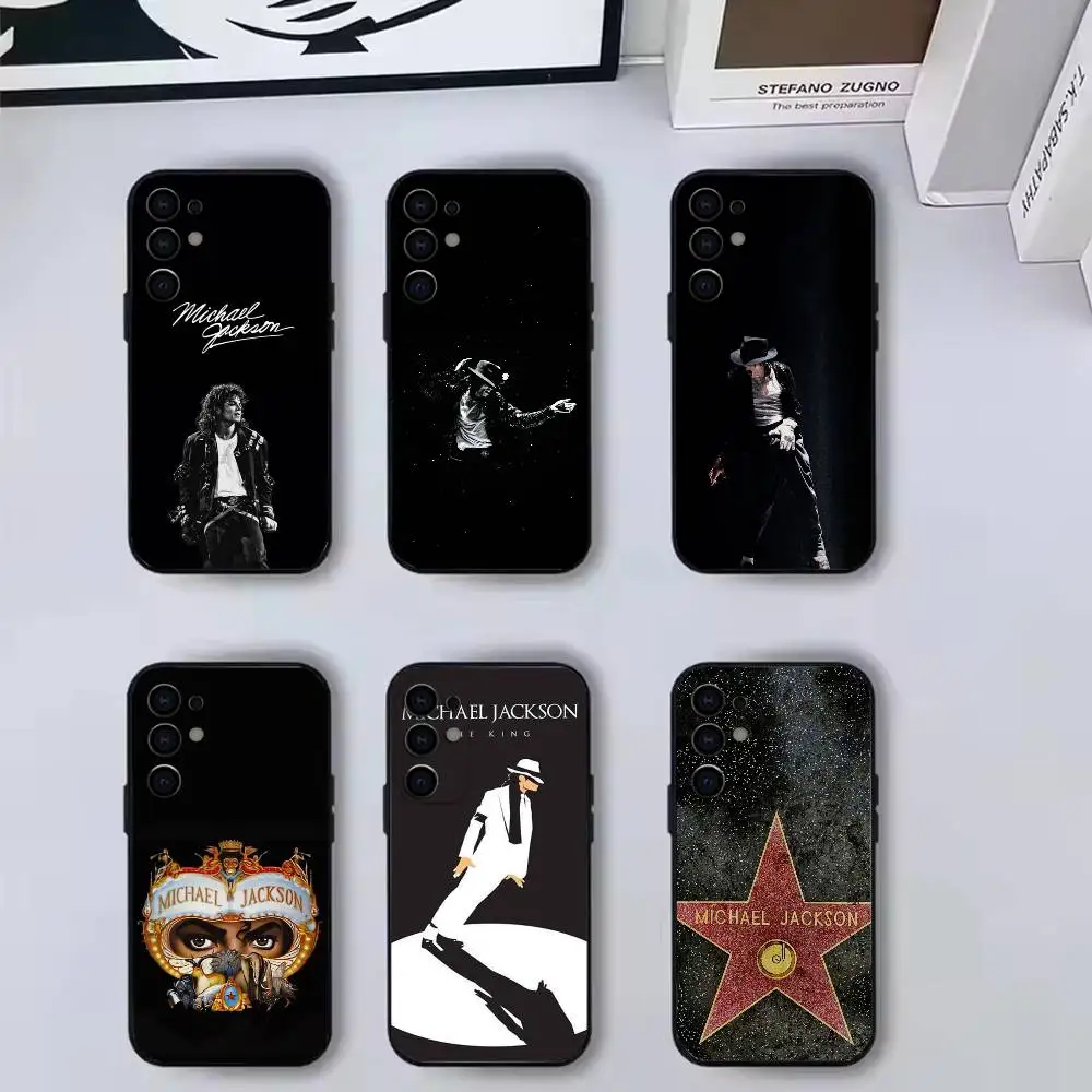 Michael Jackson Black Silicone Soft Phone Case