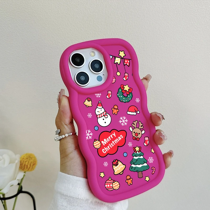Festive Christmas Tree Pattern Phone Case