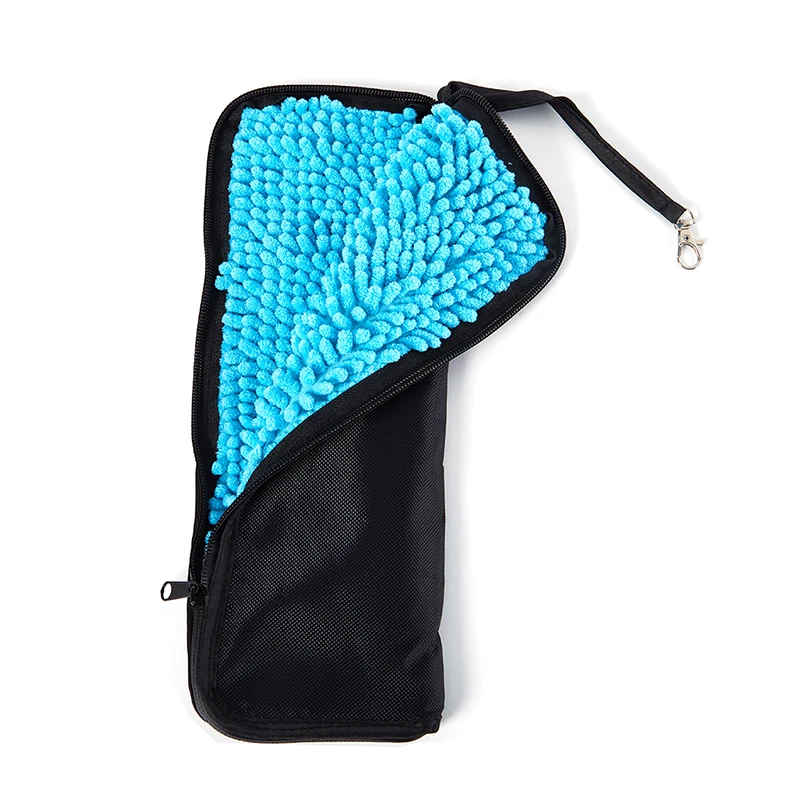 Portable Travel Chenille Microfiber Water-absorbing Waterproof Umbrella Storage Bag Umbrella Cover Home Package 1PC