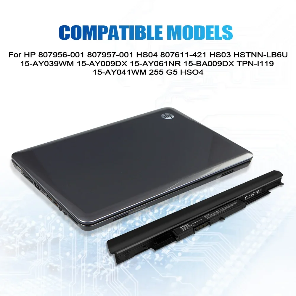 Фото Аккумулятор для ноутбука HS04 для HP 240 245 250 255 G4, деталь для замены HS03, деталь для ноутбука 807611-831 807957-001 №5