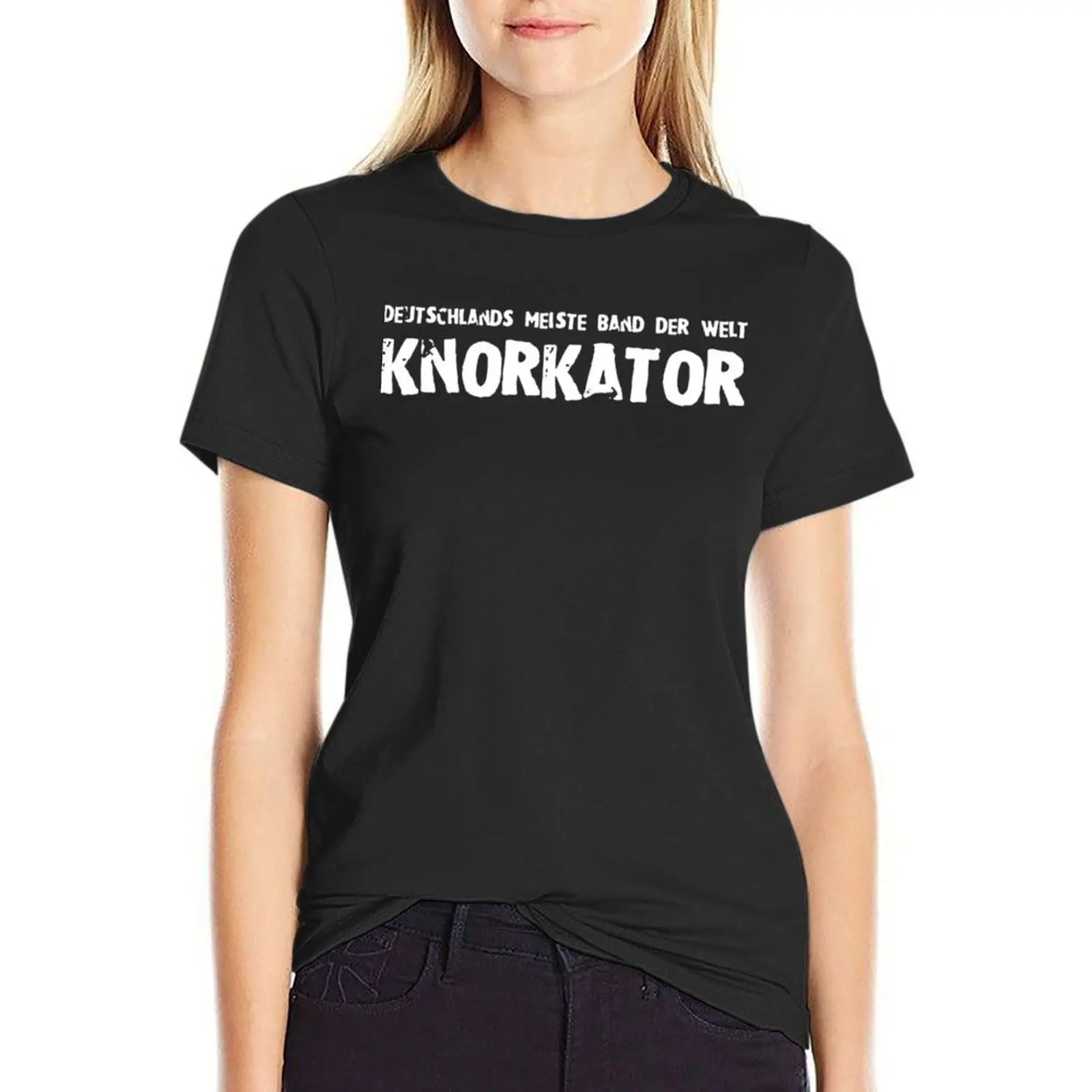 Knorkator T-Shirt sweat customizeds customs heavyweights korean Women's clothes