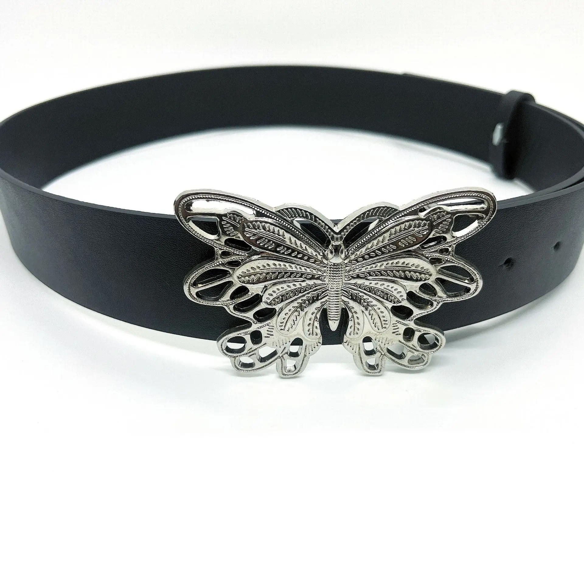 

2000s Egirl Style Butterfly Vintage Belt Women Harajuku Buckle Belt Fairy Grunge Indie Aesthetic Y2k Accessories Korean Fashion