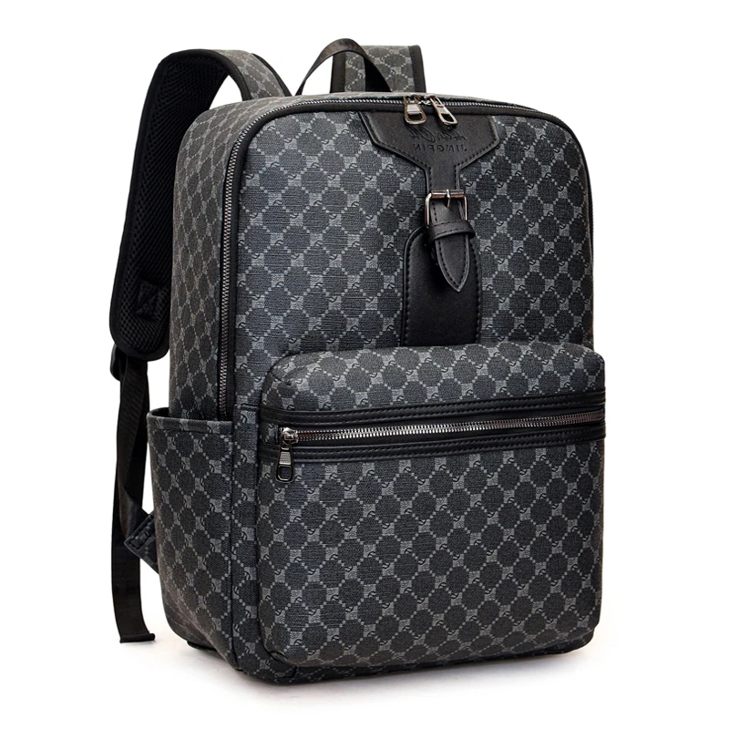 Zaino da Uomo alla Moda, Grande Capacità, Impermeabile, per Viaggi, Alta Qualità, Borsa per Computer, Versatile, per Studenti e Scuola