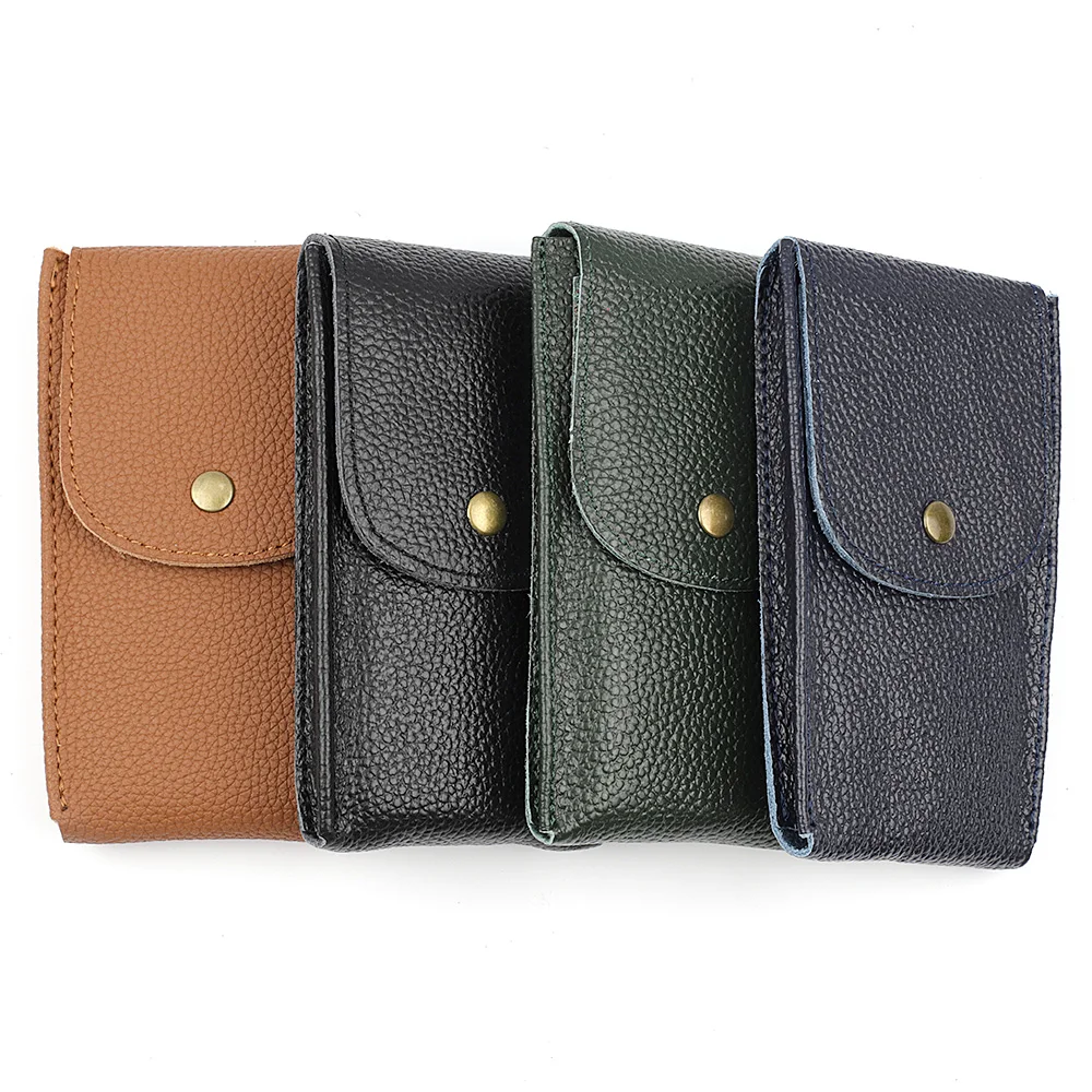 Travel Watch Organizer | Handmade Genuine Leather Watch Box Bracelet Storage Bag Portab... - SKU TWO01932 - UGI Packaging