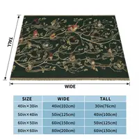 Noble House Of Black Family Tree Blanket Bedspread On The Bed Girl Bed Covers For Kids 4