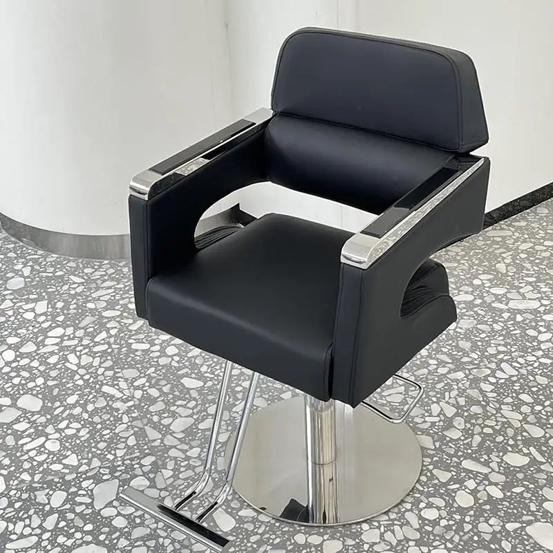 Recliner Barber Chairs Vanity Hairdressing Esthetician Ergonomic Chair Stool Facial Rolling Silla Giratoria Barber Furniture rolling barber chairs comfortable barbershop hairdresser vanity beauty chair stylist facial silla giratoria luxury furniture