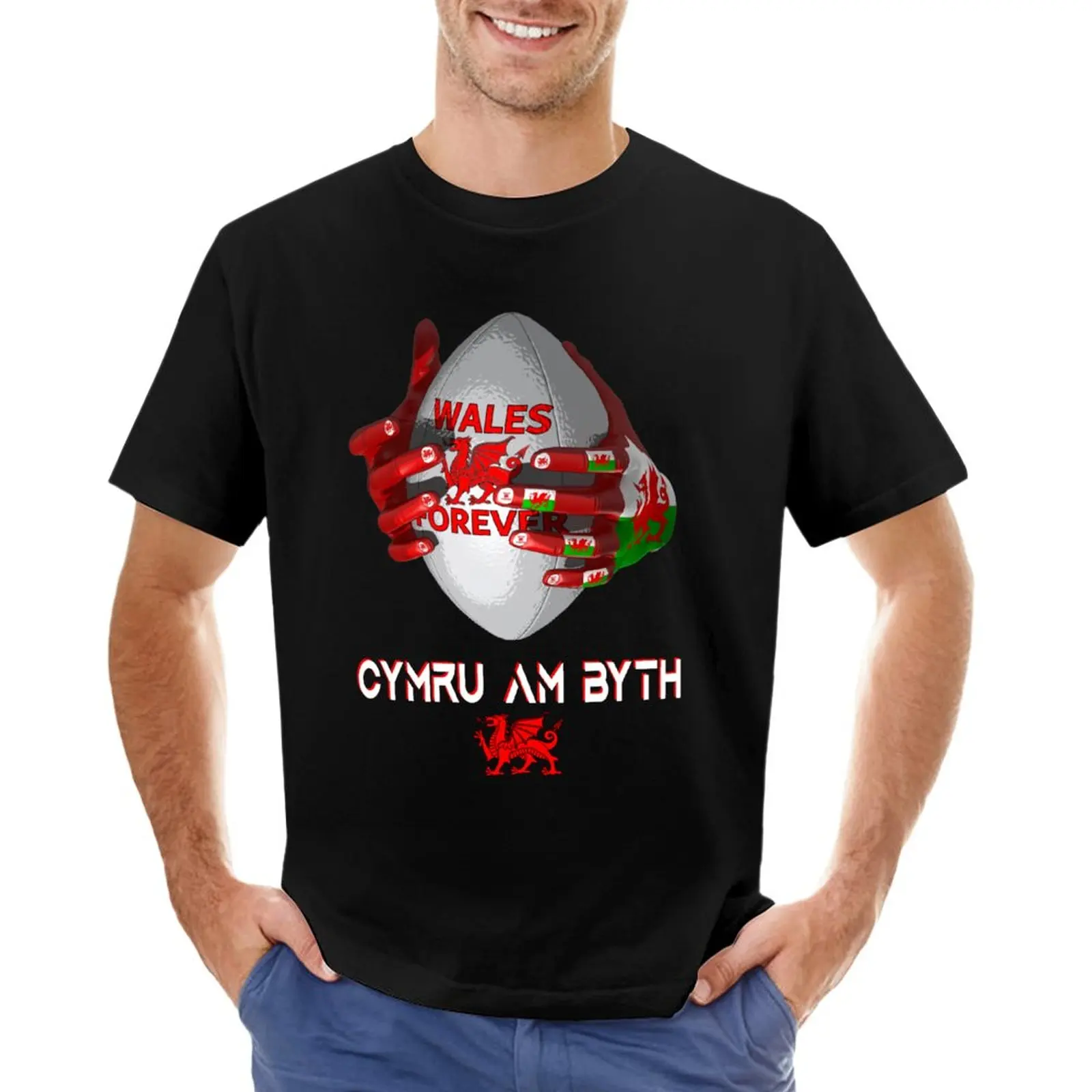 

Wales Rugby Fan T-Shirt Oversized t-shirt T-shirt for a boy hippie clothes t shirts for men pack