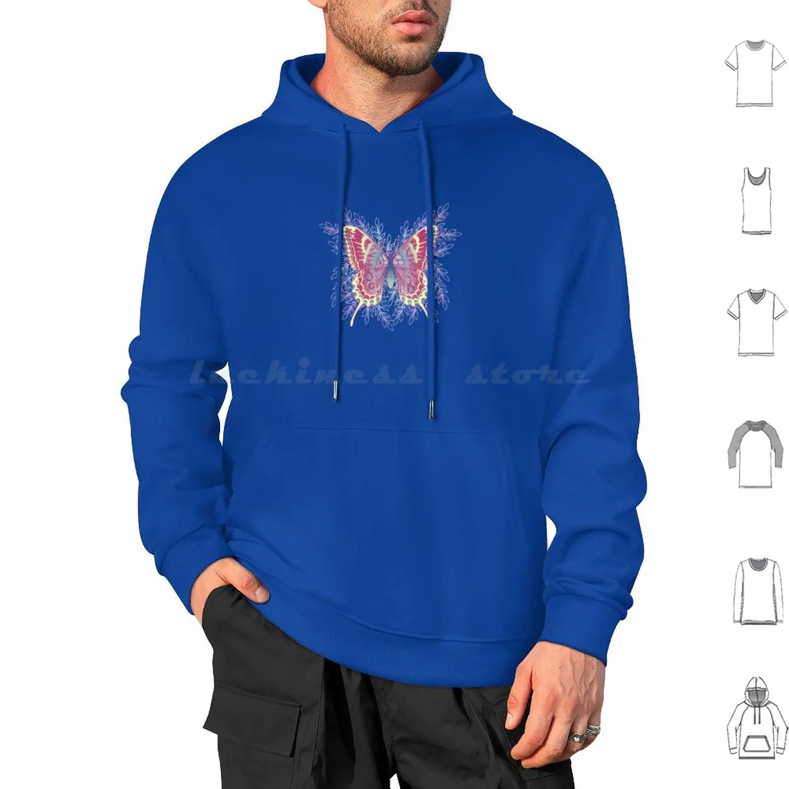 

Beautiful Colorful Design Hoodie cotton Long Sleeve Art Nature Nature Art Colorful Unique Special Women
