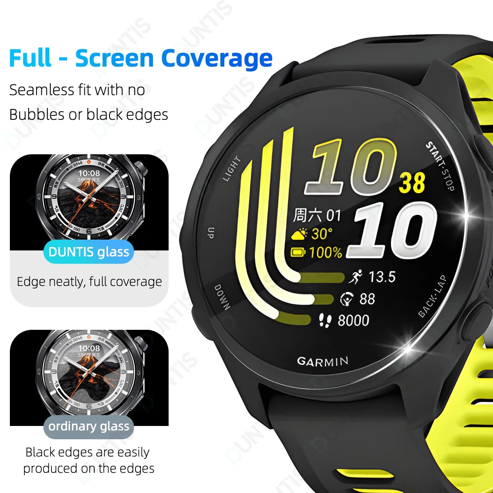 Garmin Forerunner 70/170 용 강화 유리 화면 보호기 긁힘 방지 유리 보호 필름 화면 보호기 액세서리