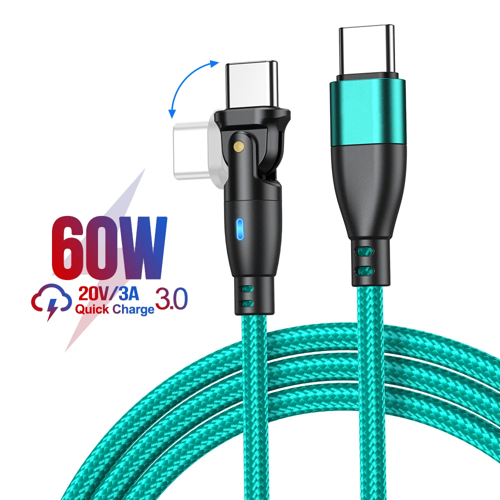 100W USB-C to Type-C Fast Charging Cable, 3M Length