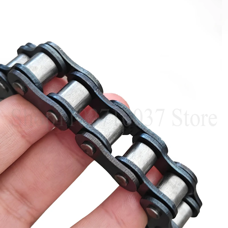 1PCS Industrial Drive Chain 0.5-5 Meter Carbon Steel Short Pitch Roller Chain 04C 06B 08B 10A 12A 06B-2 08B-2 10A-2