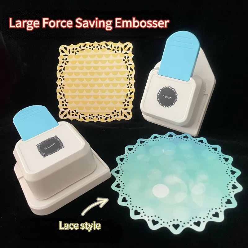 

Большой экономичный тиснитель, цветочный дырокол, книга, бумага, кружево, декоративный резак, круг