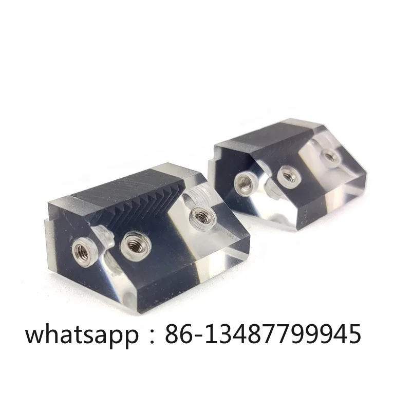 SA10-N55S-Flat N60S PAUT phased array probe wedge oblique block ultrasonic testing sound wedge