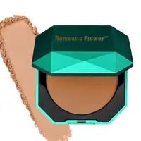 Poudre pressée foncée 4 couleurs, poudre mate pour peau foncée, longue durée, imperméable, fard à joues de maquillage de marque 5