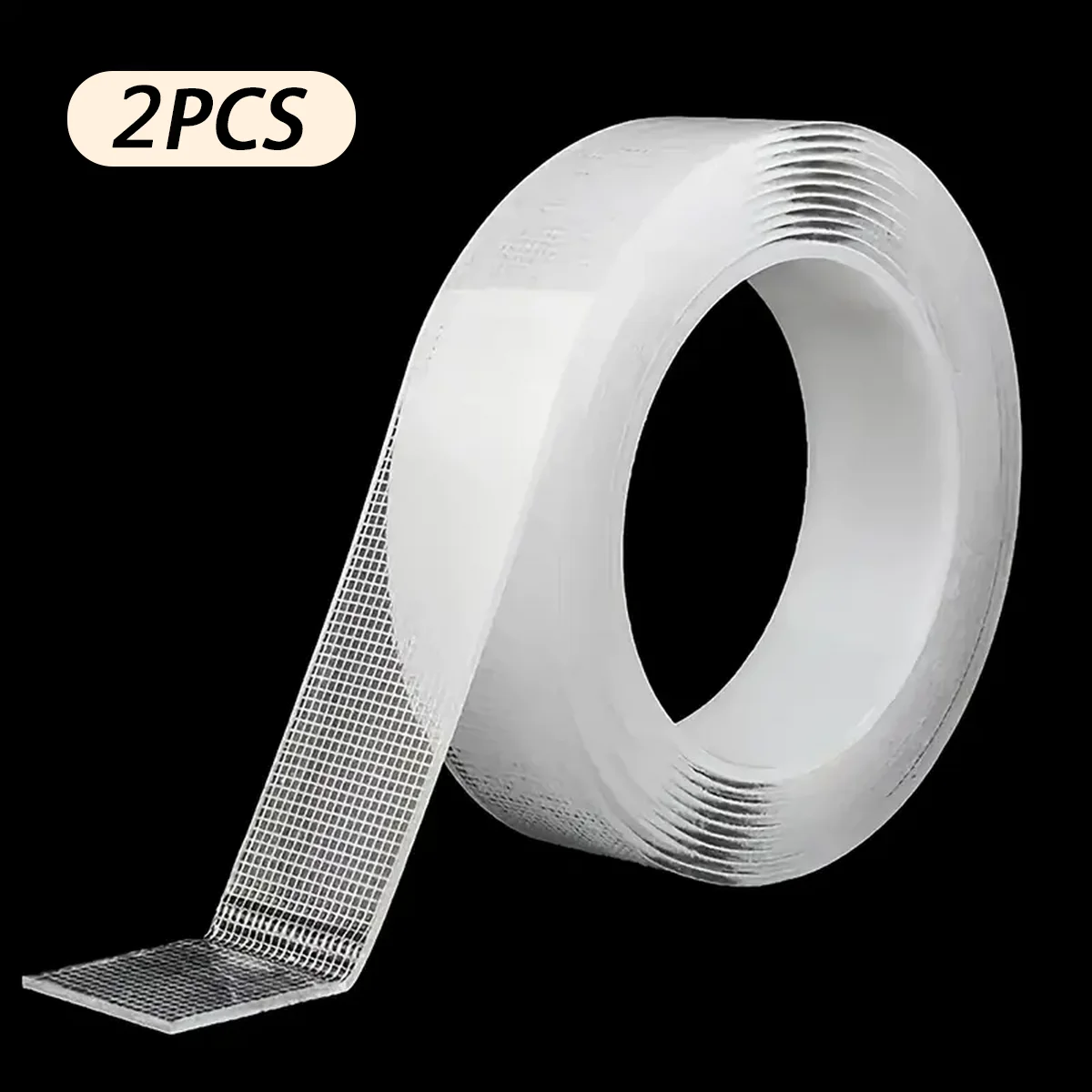 Ultra-Strong Transparent Double-Sided Nano Adhesive Tape - Removable, Waterproof, Heavy-Duty Sticky Strip
