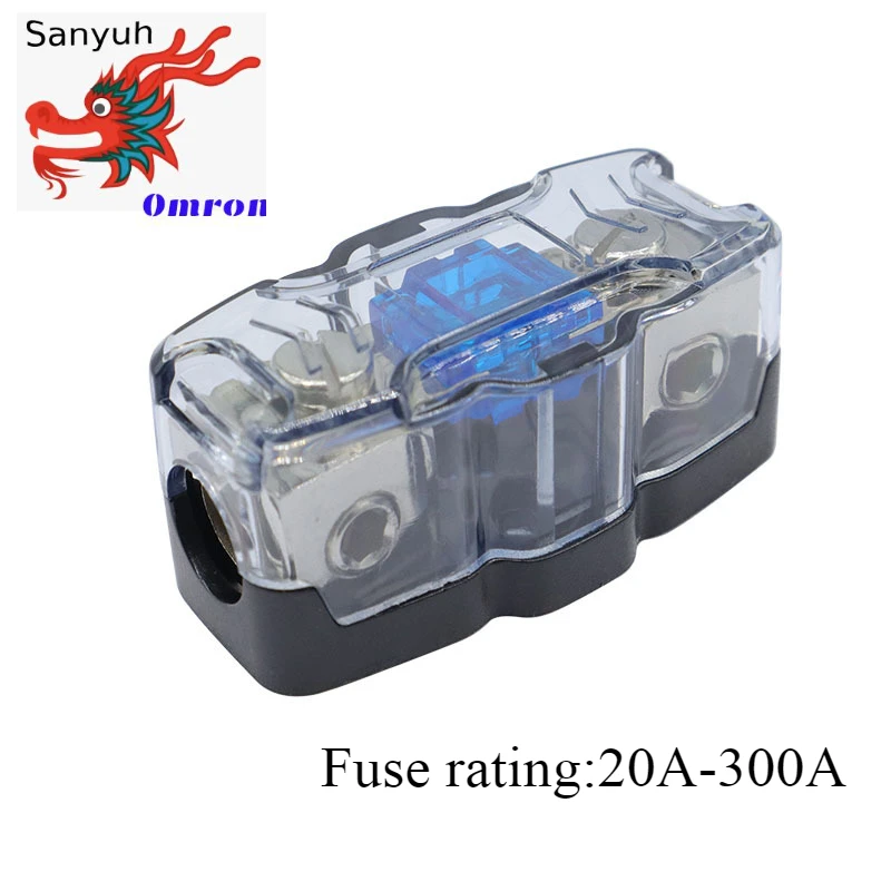20A-300A Car Audio Power Supply AFS Fuse Holder 20A 40A 60A 80A 100A 200A 300A Automotive Fuse Box