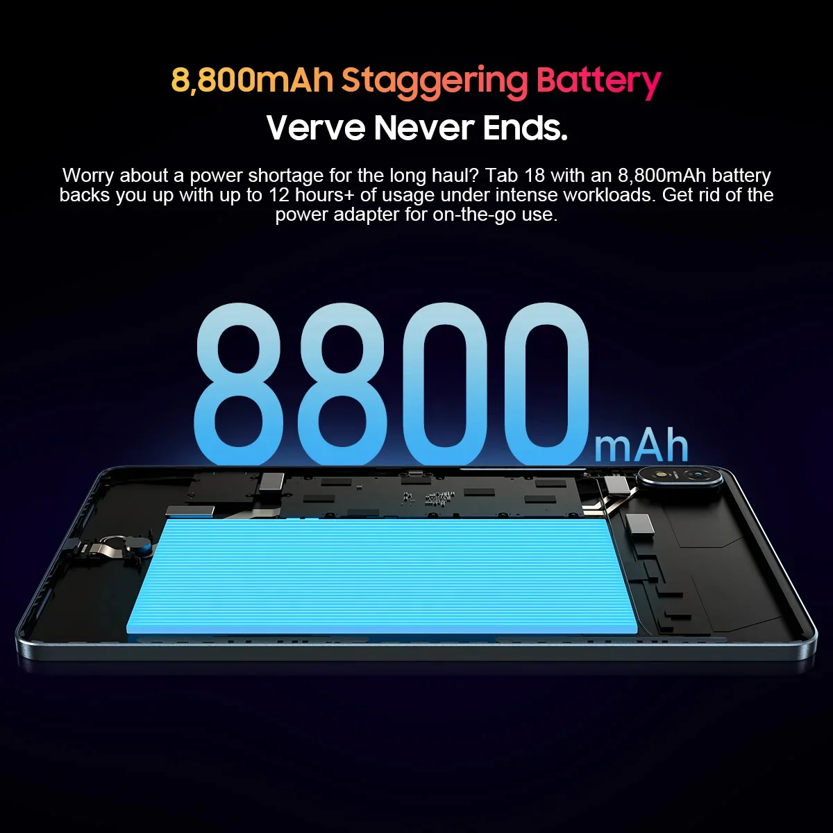 Blackview Tab 18 12 inch Tablet PC 12GB+12GB RAM 256GB ROM 2.4K FHD+Display Helio G99 PC 5