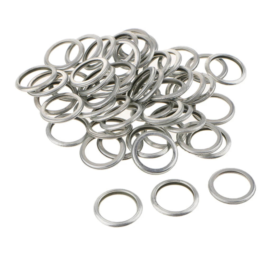 Oil Drain Plug Crush Washer Gasket SET of 100 16mm For Subaru 2011-22 oil drain plug gasket oil drain plug seal washer