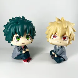 Anime Hero Figurine Duo - Midoriya & Bakugo Collectible Set (2 pcs)