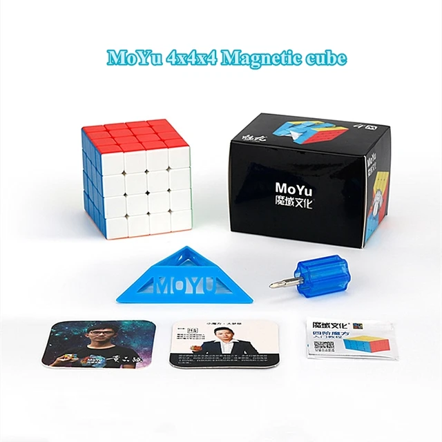 Moyu cube , Magnetic 4x4x4 cube , MOYU Meilong 4M Magnetic 4x4 Speed cube Professional magic cube , 4*4*4 Magnetic cube Toys 2