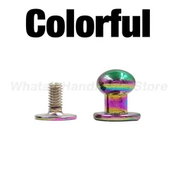 20 Sets Decorative Metal Alloy Rivet Spikes for DIY Crafts and Leather Accessories (Colorful)