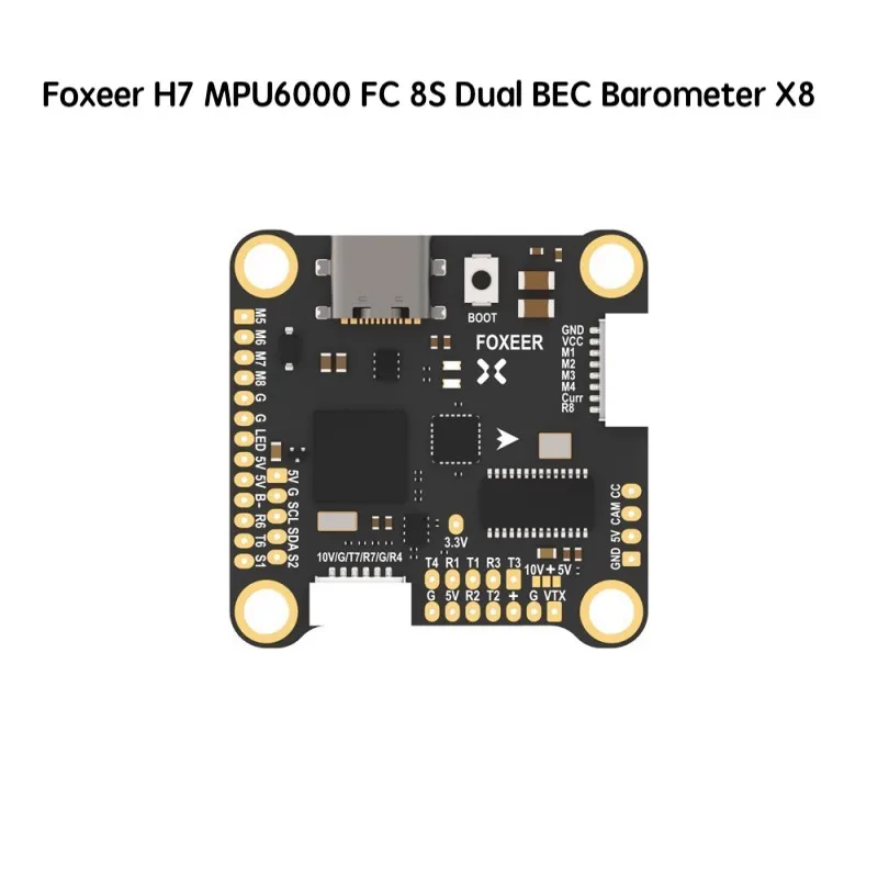 Foxeer H7 MPU6000 FC 8S Dual BEC Barometer X8