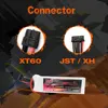 2pcs CNHL 6S Lipo Battery 2200mAh 22.2V 70C With XT60 Plug For RC Airplane Quadcopter Helicopter Drone FPV Car Boat Racing Hobby 5