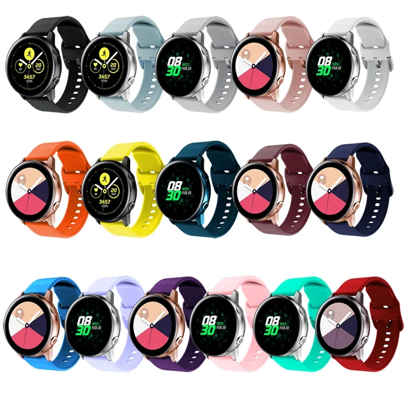 Silicone Sport Wristband - Soft Strap Replacement