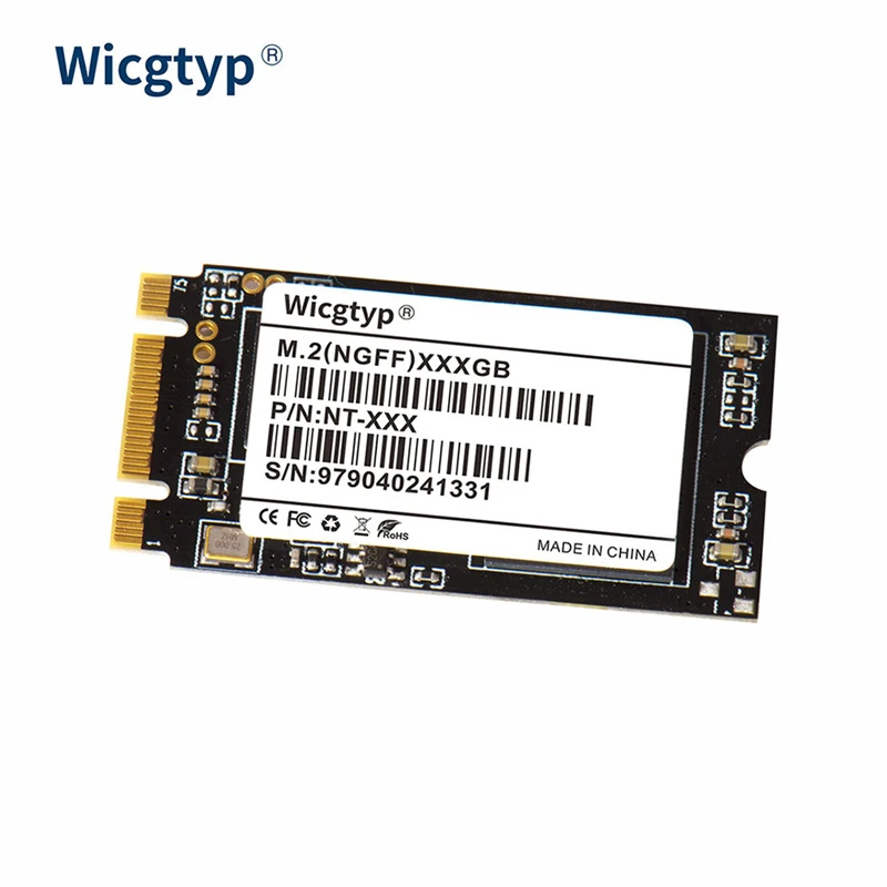 Wicgtyp M.2 NGFF SSD M2 2242mm 64GB 128GB 256GB 512GB 1TB Ssd Hdd Hard Disk m2 sata3 Solid State Drive for Laptop Desktop ssd drive 500gb internal